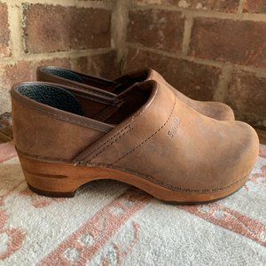 Sanita Wood Clogs